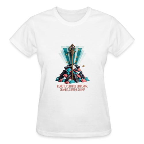 Remote Control Emperor T Shirt - Gildan Ultra Cotton Ladies T-Shirt