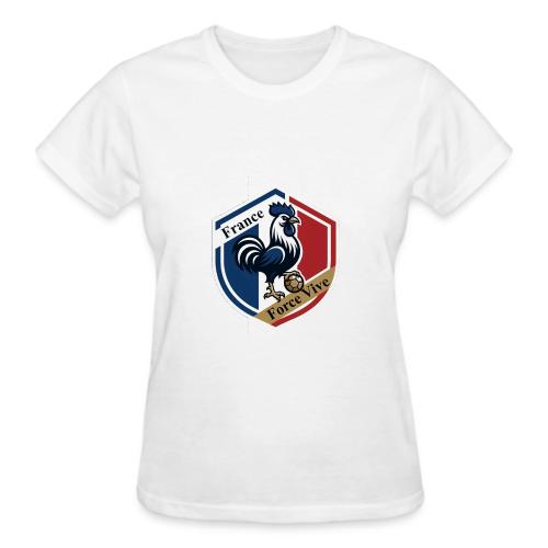 France Rooster T-Shirt, Bleu-Blanc-Rouge gift - Gildan Ultra Cotton Ladies T-Shirt