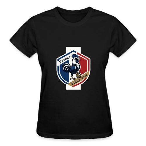 France Rooster T-Shirt, Bleu-Blanc-Rouge gift - Gildan Ultra Cotton Ladies T-Shirt
