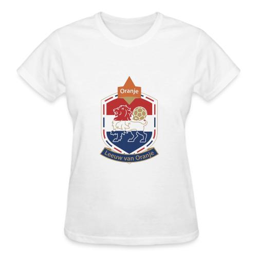 Netherlands Lion Crest T-Shirt, Dutch Badge Gift - Gildan Ultra Cotton Ladies T-Shirt