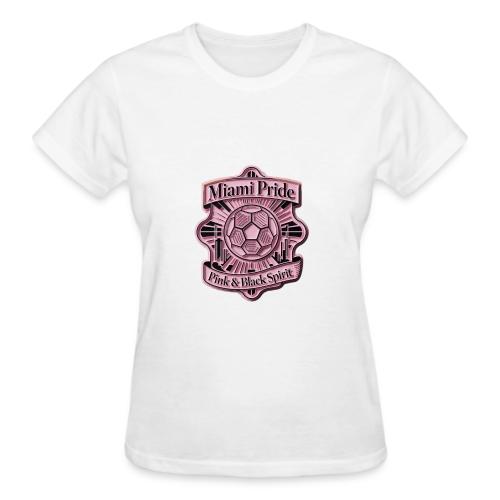 Miami City Pride T Shirt, Vibrant City Pride Gift - Gildan Ultra Cotton Ladies T-Shirt