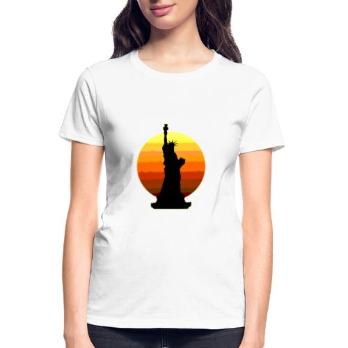 USA: Golden Horizon Liberty - Gildan Ultra Cotton Ladies T-Shirt
