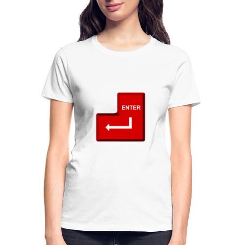 Just Press Enter - Gildan Ultra Cotton Ladies T-Shirt