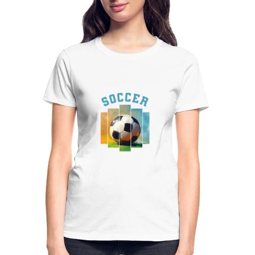 Soccer Ball Vibes - Gildan Ultra Cotton Ladies T-Shirt