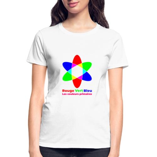 RGB Primary Colors - Gildan Ultra Cotton Ladies T-Shirt