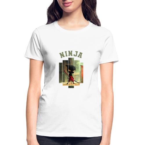 Cute Ninja Attack - Gildan Ultra Cotton Ladies T-Shirt