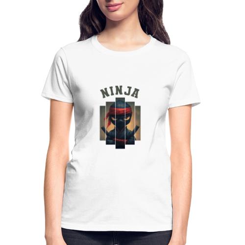 Cartoon Ninja Vibes - Gildan Ultra Cotton Ladies T-Shirt