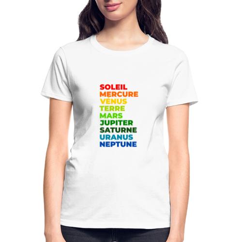 Solar System in Color - Gildan Ultra Cotton Ladies T-Shirt