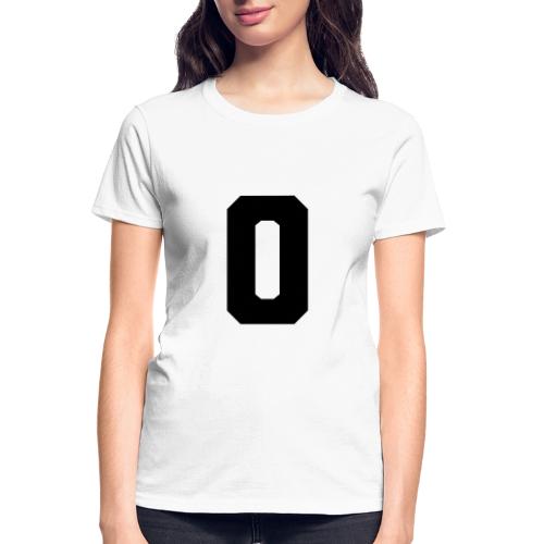 Varsity Letter O Collegiate Monogram - Gildan Ultra Cotton Ladies T-Shirt