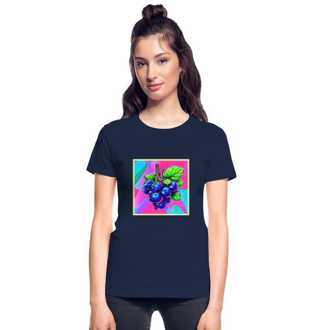 Vibrant Blueberry Artwork