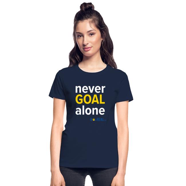 Never GOAL Alone - Black/Navy