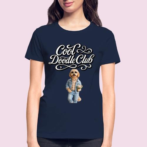 Cool Doodle Club | Goldendoodle Lover Design - Gildan Ultra Cotton Ladies T-Shirt