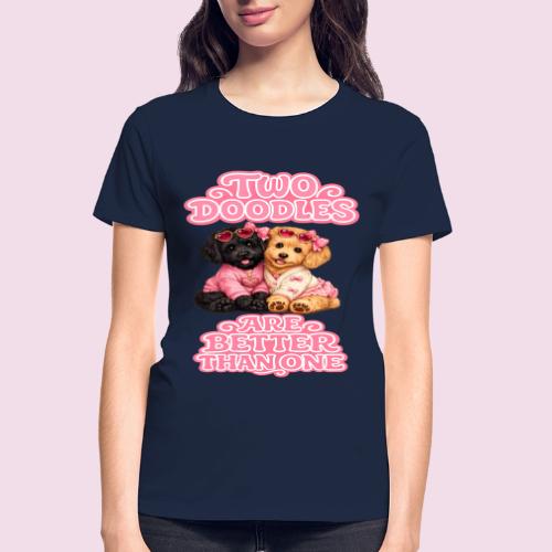 Two Doodles Are Better Than One - Gildan Ultra Cotton Ladies T-Shirt