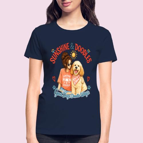 Sunshine & Doodles – Good Days, Doodle Ways - Gildan Ultra Cotton Ladies T-Shirt
