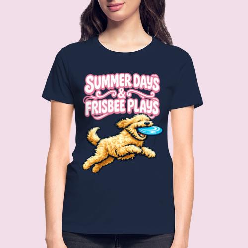 Summer Days & Frisbee Plays - Gildan Ultra Cotton Ladies T-Shirt