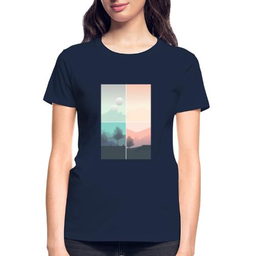 Travelling through the ages - Gildan Ultra Cotton Ladies T-Shirt