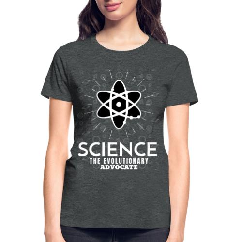 Science The Evolutionary Advocate White Design - Gildan Ultra Cotton Ladies T-Shirt