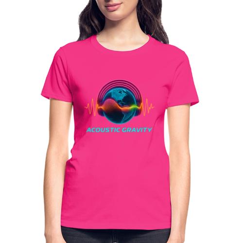 Earth's Headphones - Gildan Ultra Cotton Ladies T-Shirt