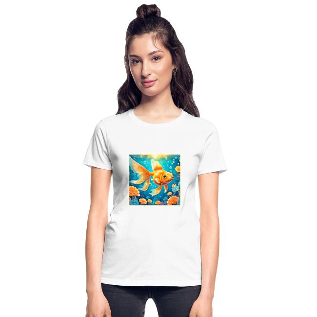 Underwater Goldfish Art