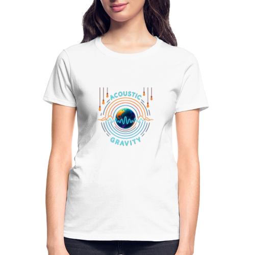 Acoustic Gravity Earth - Gildan Ultra Cotton Ladies T-Shirt