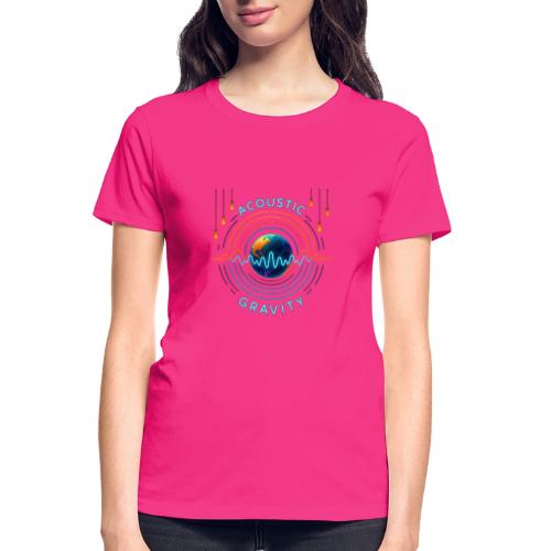 Acoustic Gravity Earth - Gildan Ultra Cotton Ladies T-Shirt