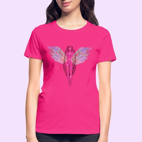 Angel Moon Goddess - Fairytale Design - Gildan Ultra Cotton Ladies T-Shirt