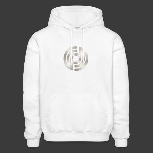Open Musicians Collective Chrome Logo - Heavyweight Unisex Hoodie by Gildan