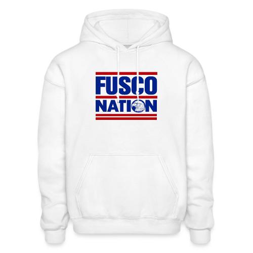 Fusco Nation with Eagle (250th Show Commemorative) - Heavyweight Unisex Hoodie by Gildan