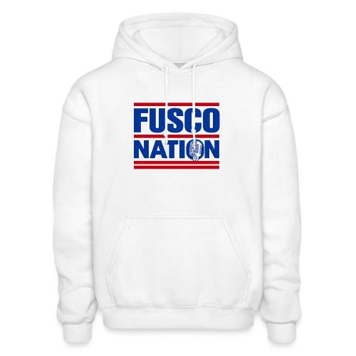 Fusco Nation with Mic (250th Show Commemorative) - Heavyweight Unisex Hoodie by Gildan