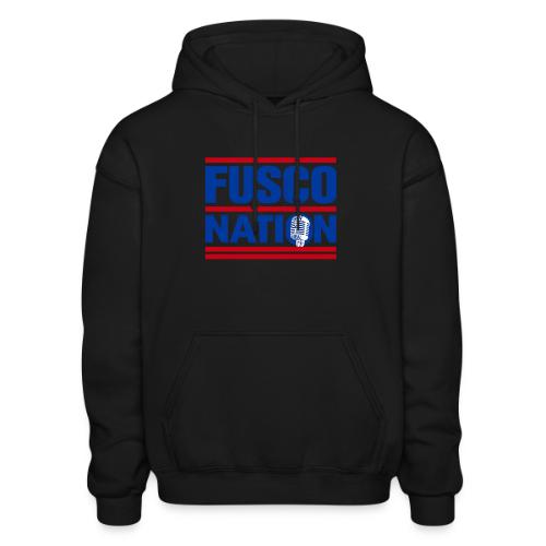 Fusco Nation with Mic (250th Show Commemorative) - Heavyweight Unisex Hoodie by Gildan