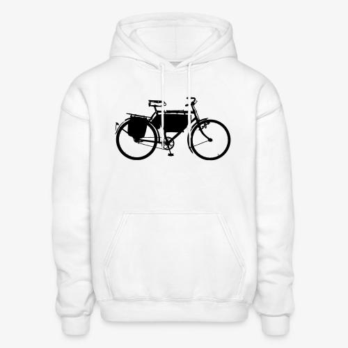 swiss_army_bike_bw - Heavyweight Unisex Hoodie by Gildan