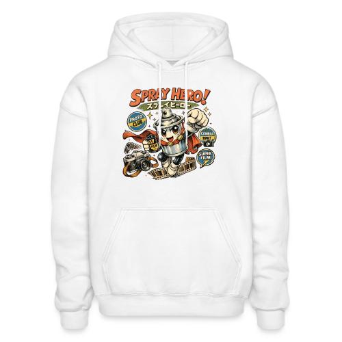 Analog Supplies Retro Film Camera Hero - Gildan Heavy Blend Adult Hoodie