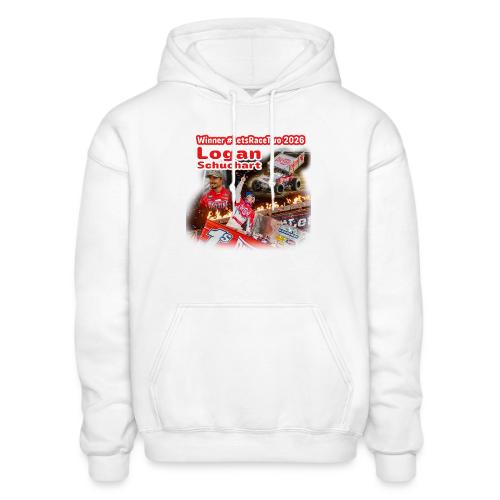 Logan Schuchart #LetsRaceTwo Winner - Gildan Heavy Blend Adult Hoodie