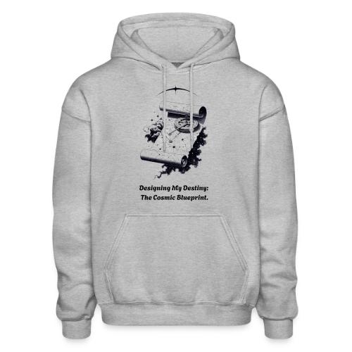 Cosmic Blueprint T-Shirt - Heavyweight Unisex Hoodie by Gildan