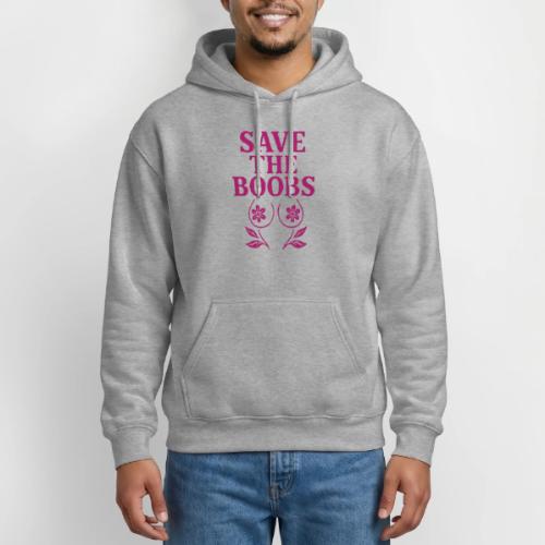 Save the boobs! - Gildan Heavy Blend Adult Hoodie