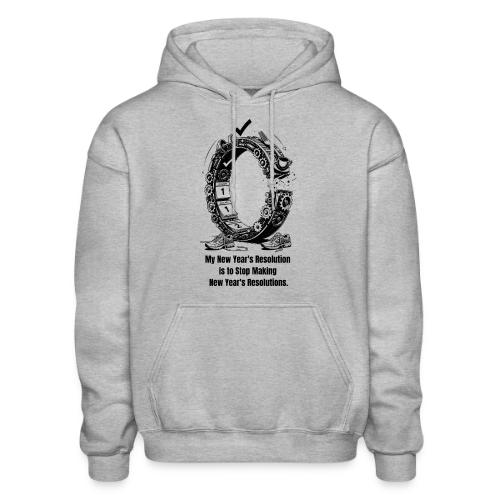 The Resolution Loop - Sarcastic New Year's T-Shirt - Gildan Heavy Blend Adult Hoodie