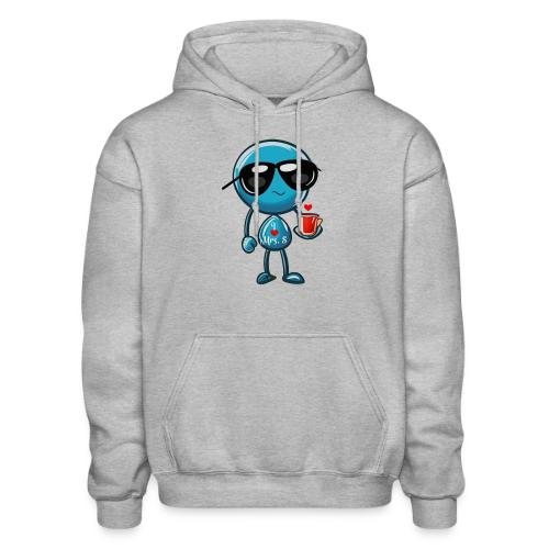 Smoon_I love Mrs S_Blue - Gildan Heavy Blend Adult Hoodie