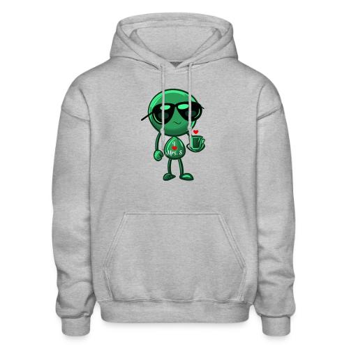Smoon_I love Mrs S Green - Heavyweight Unisex Hoodie by Gildan