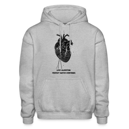 Love Algorithm T-Shirt - Heavyweight Unisex Hoodie by Gildan