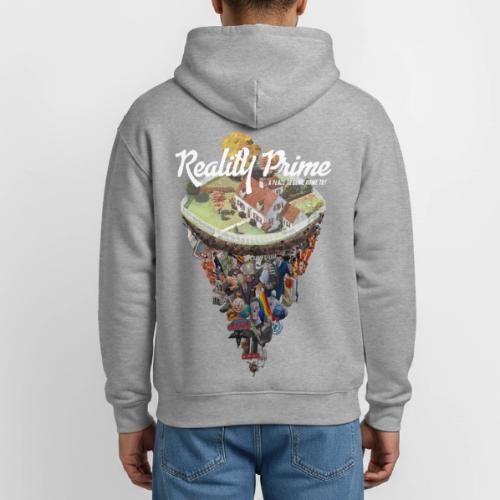 Reality Prime (On Color, Back Design) - Gildan Heavy Blend Adult Hoodie