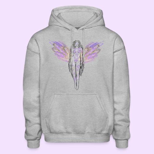 Angel Moon Goddess - Fairytale Design - Gildan Heavy Blend Adult Hoodie