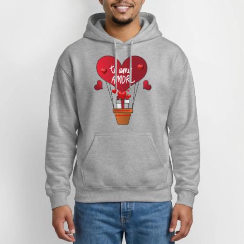 Fashion Valentine's Day Hearts, Gifts February 14 - Heavyweight Unisex Hoodie by Gildan