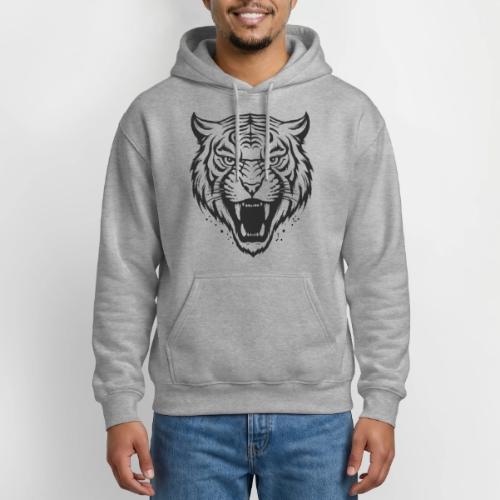 Wild Tiger Fashion, the fury of the feline tiger. - Gildan Heavy Blend Adult Hoodie