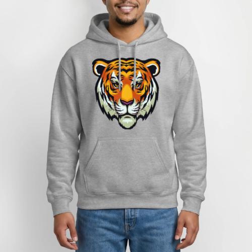 Tiger Fashion Feline Animal, Tiger Willing Success - Gildan Heavy Blend Adult Hoodie