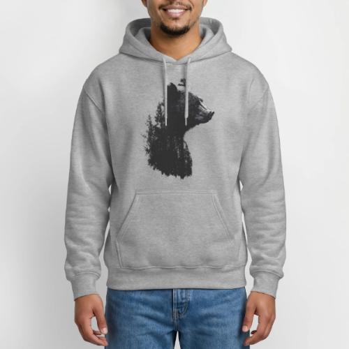 Forest Within the Bear - Heavyweight Unisex Hoodie by Gildan