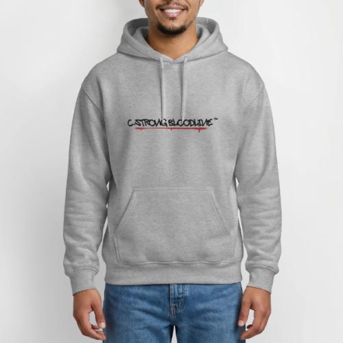 C.Strong Bloodline Logo (Black) - Gildan Heavy Blend Adult Hoodie