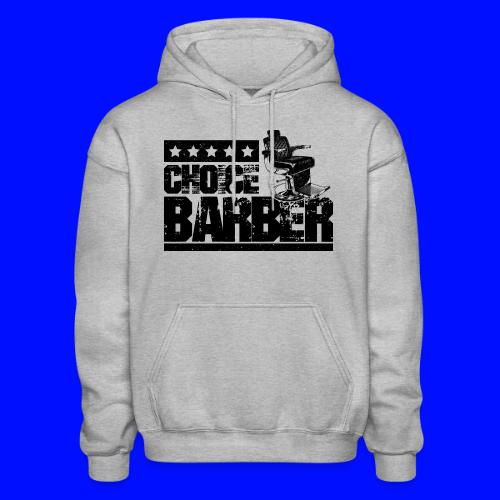 Choice Barber 5-Star Barber - Black - Heavyweight Unisex Hoodie by Gildan