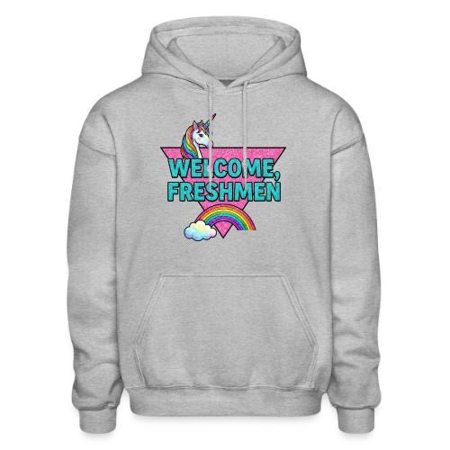 Welcome, Freshmen - Gildan Heavy Blend Adult Hoodie