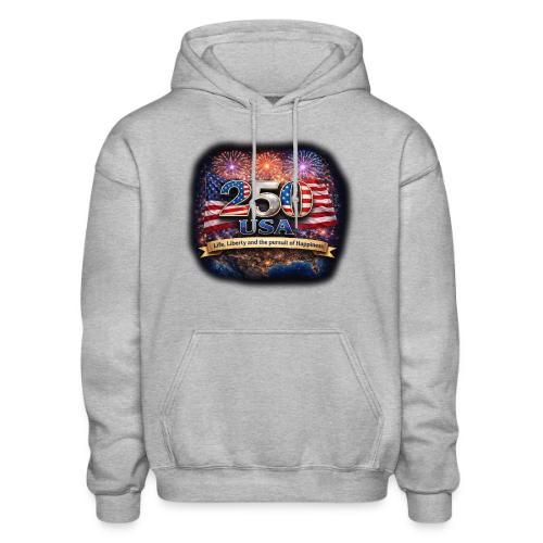 USA 250th Celebration - Heavyweight Unisex Hoodie by Gildan