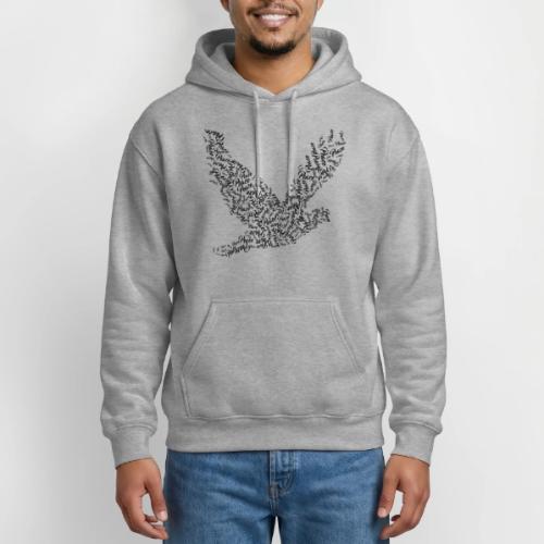DOVE Peace in FLIGHT - Gildan Heavy Blend Adult Hoodie